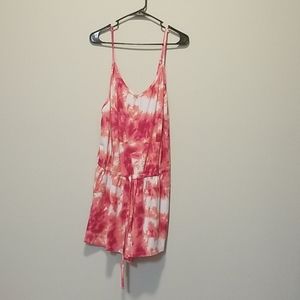 Pink Tye Dye Romper
